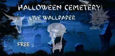 Ghost Halloween Cemetery Live Wallpaper