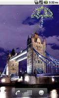 Tower Bridge Fireworks Wallpaper HD Affiche