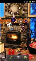 Christmas Fireplace Lwp Deluxe تصوير الشاشة 2