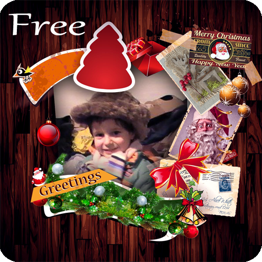 Christmas Wallpaper with Photo