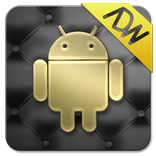 Gold and Leather ADW Theme