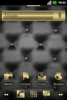 Gold and Leather ADW Theme Affiche