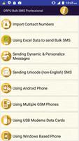 Bulk SMS Software Mobile help Affiche