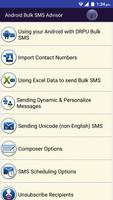 Bulk SMS for Android Mobiles Affiche