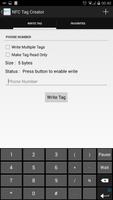 2 Schermata NFC Tag Creator