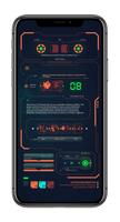 Hacker theme for KLWP скриншот 2