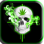 Weed Rasta Live Wallpaper icône