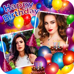 Birthday Dual Photo Frame APK Herunterladen