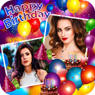 Birthday Dual Photo Frame simgesi