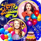 Birthday Dual Photo Frames icono