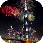 Dubai Fireworks Live Wallpaper icône