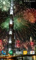Dubai Fireworks Live Wallpaper Affiche