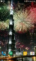 Dubai Fireworks Live Wallpaper 截图 1