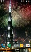 Dubai Fireworks Live Wallpaper 截图 3