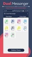 Messenger Parallel Dual App - Dual Space اسکرین شاٹ 1