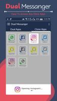Messenger Parallel Dual App - Dual Space स्क्रीनशॉट 3