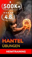 Hanteltraining Übungen Plakat