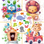 Vẽ tranh động vật dễ thương các bước cho bé