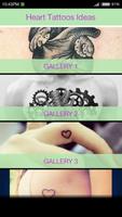 Heart Tattoos Ideas الملصق