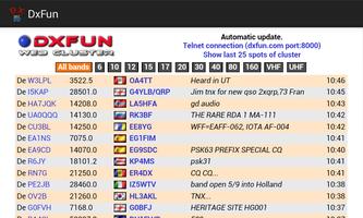 DxFun Cluster HAM Radio v04 Ekran Görüntüsü 1
