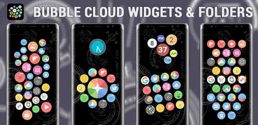 Bubble Cloud Widgets + Folders