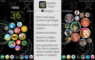 Bubble Cloud Widgets পোস্টার