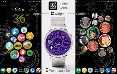 Bubble Cloud Wear OS Launcher APK 下載