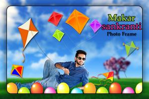 Makar Sankranti Photo Frame poster