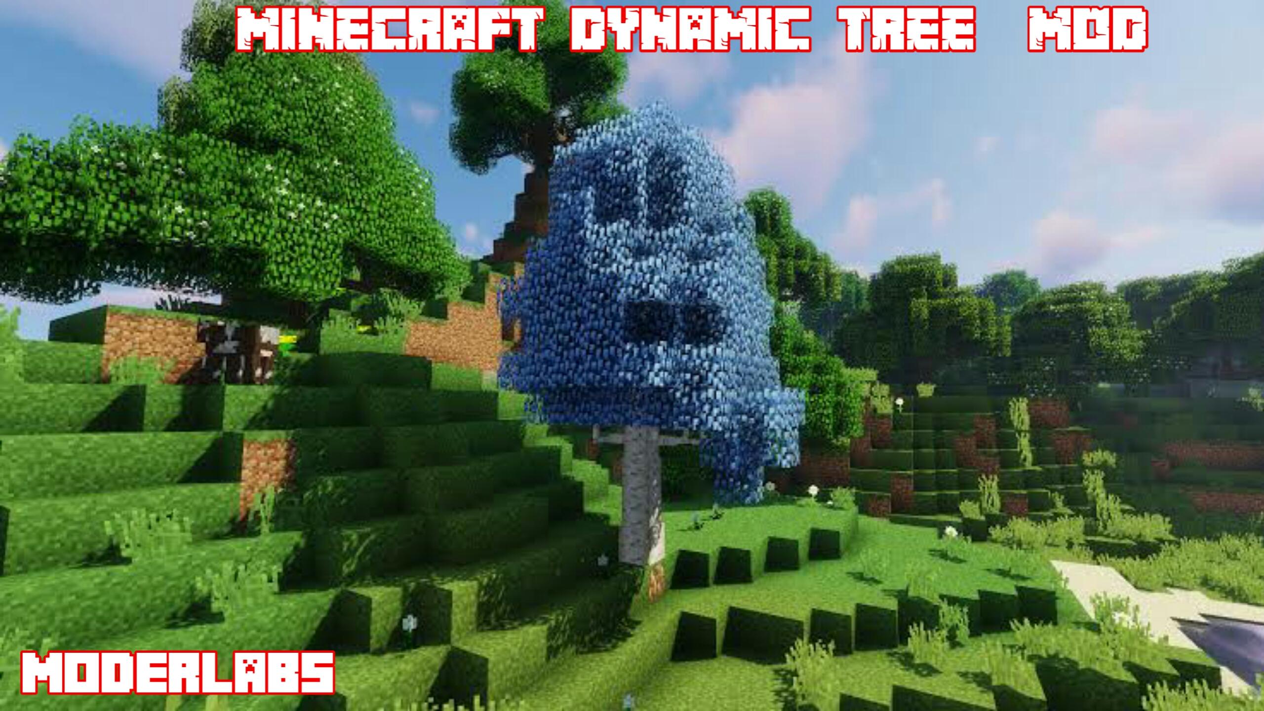 Майнкрафт мод dynamic trees