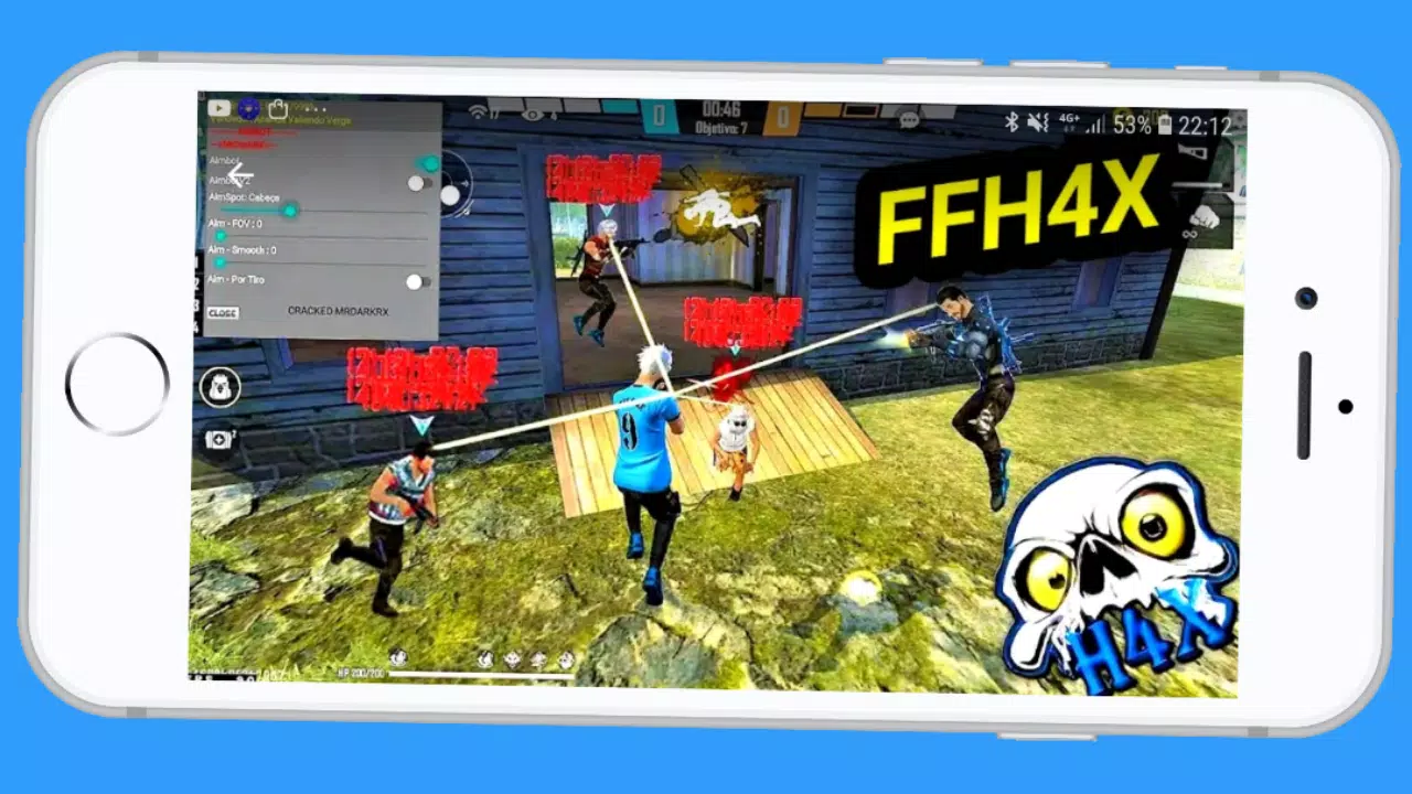 ffh4x mod menu fire hack ff APK for Android Download