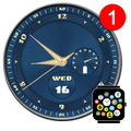 Free Analog Watch Face Theme for Bubble Cloud
