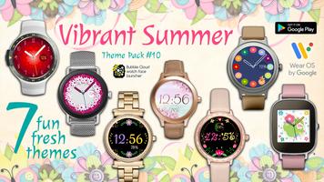Vibrant Summer Watch Face Pack Affiche