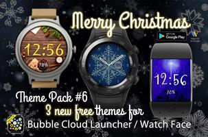 Christmas Watchface theme pack captura de pantalla 1