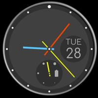 Minimal Bubble Watchface Pack7 captura de pantalla 1