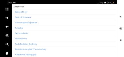 برنامه‌نما Medico apps: Radiology عکس از صفحه