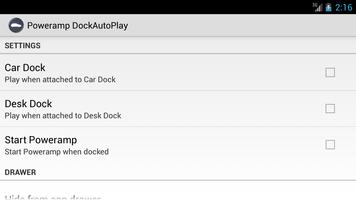 Poweramp DockAutoPlay screenshot 1