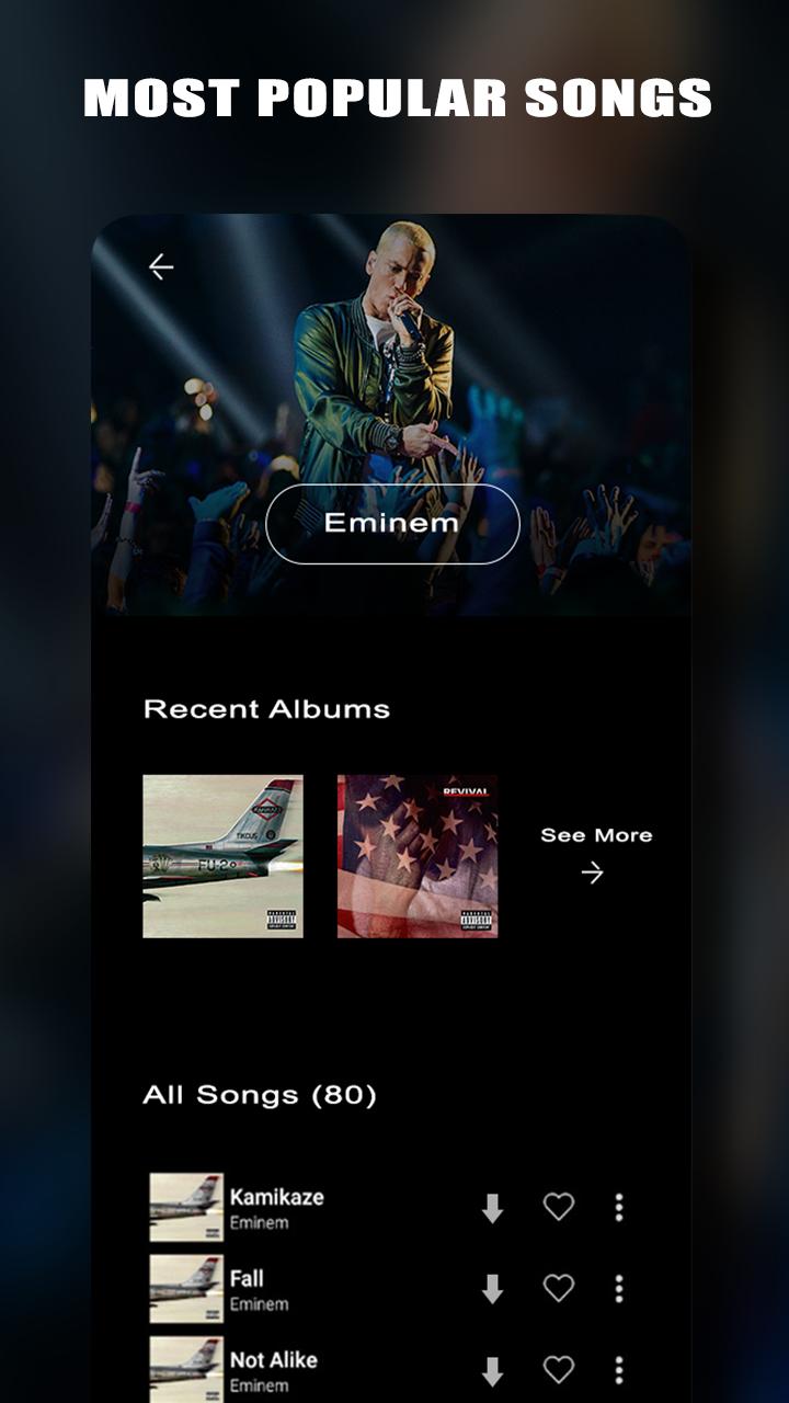 Eminem Songs Бесплатная Музыка (Все Песни) Для Андроид - Скачать APK