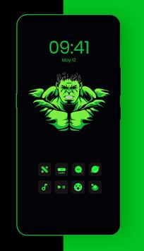 Phantom Dark Green EMUI 10 Theme screenshot 3