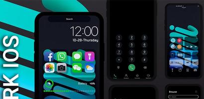 OS15 Dark EMUI 9/10 THEME पोस्टर