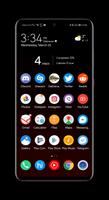 TranspaRED EMUI 10 Theme for Huawei and Honor Screenshot 1