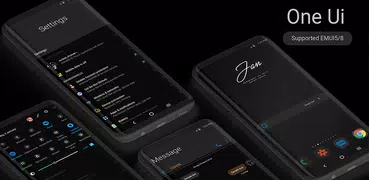 One-Ui Dark EMUI 9/10 THEME
