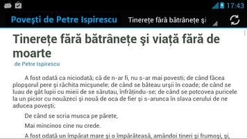 Poveşti de Petre Ispirescu screenshot 2