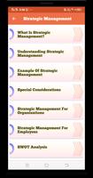 Strategic Management capture d'écran 1