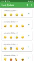 Emoji Animation Stickers captura de pantalla 1