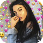 Emoji Background Photo Editor-icoon