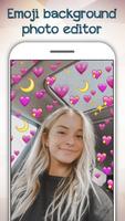 Emoji Background Photo Editor Cartaz