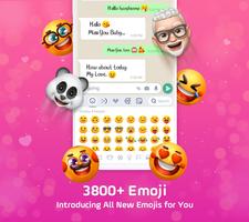 Emojikey: Teclado Emoji, Fonts Poster
