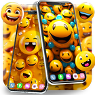 Emoji smiley face wallpapers icône