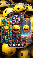 Emoji smiley face wallpapers capture d'écran 1