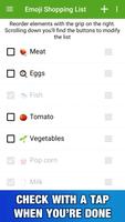 Emoji Grocery Shopping List screenshot 1